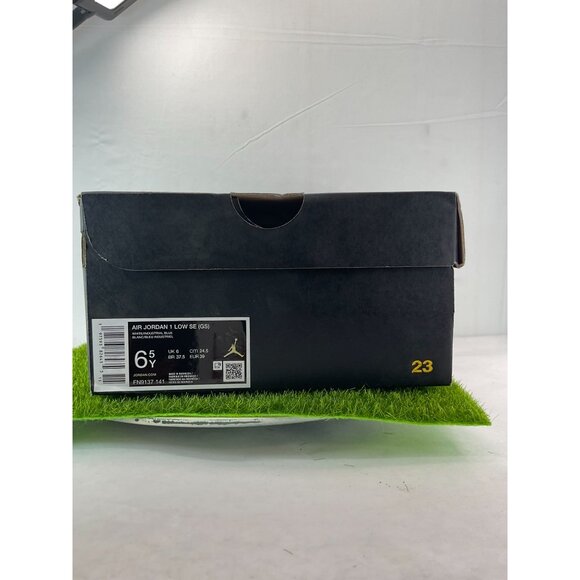 NEW Air Jordan 1 Low SE GS 6.5Y Blue/White Sneakers - Picture 10 of 11